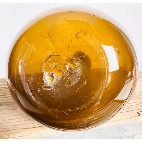 Blenko CW 12 Amber Glass Handblown Bottles, Wine decanters - Picture 4 of 10